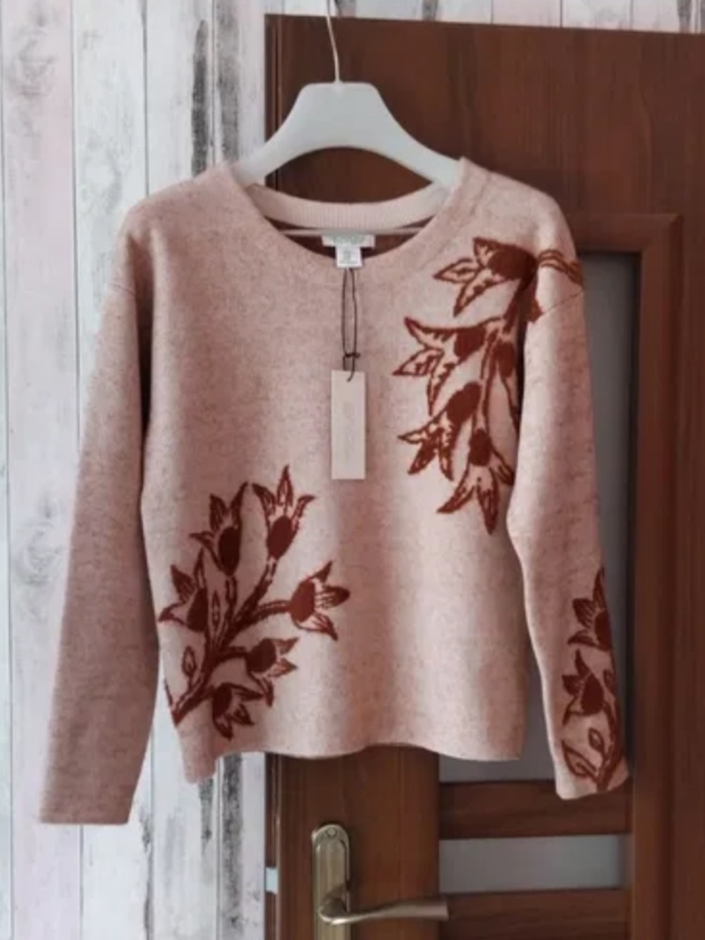 Rachel Zoe Floral Crewneck Sweater